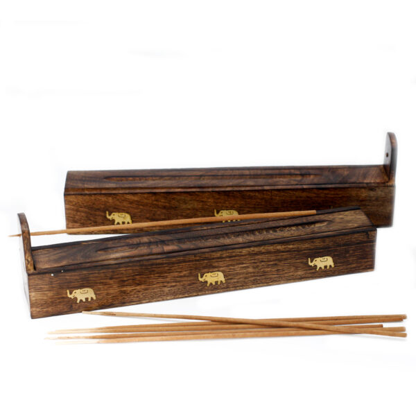 Mango Wood Incense Box - Assorted