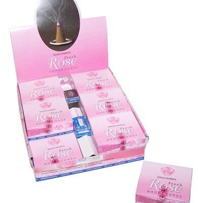 Incienso Fresh Rose Dhoop Conos