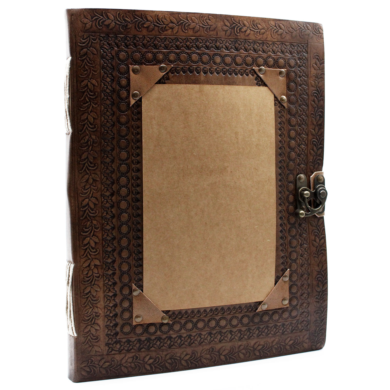 Huge Customisable Visitor Leather Book 10x13 (200 pages)