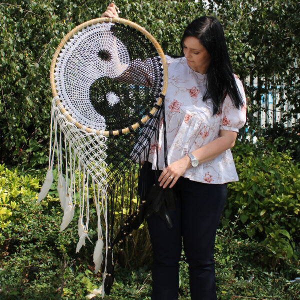 Bali Dreamcatchers - Extra Large Ying Yang D: 50cm