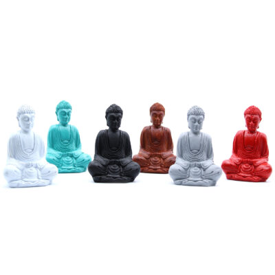 6 x Mini Buddha Mate (colores surtidos)