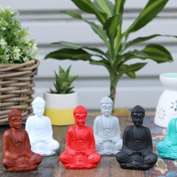 6 x Mini Buddha Mate (colores surtidos)