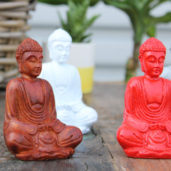 6 x Mini Buddha Mate (colores surtidos)