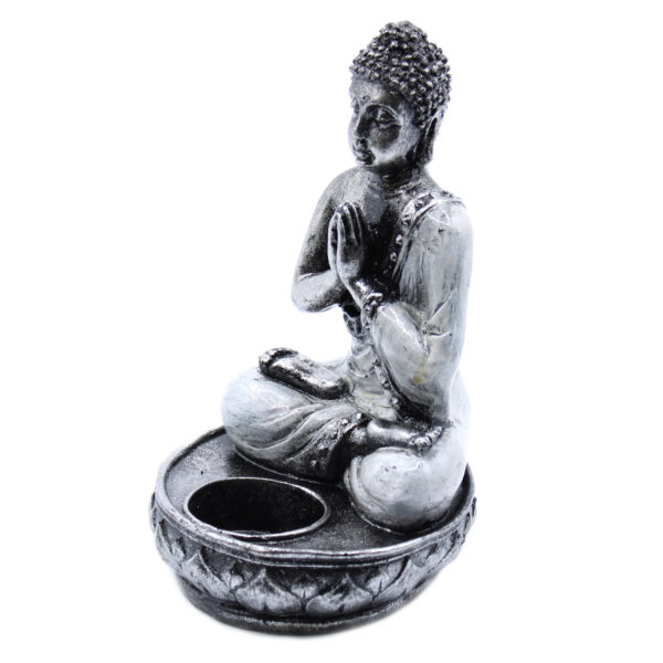 Buddha Porta Vela- Blanco - Med