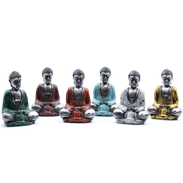 6 x Mini Buda Plateado (colores surtidos)