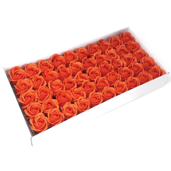 Flor de manualidades deco mediana - naranja escura