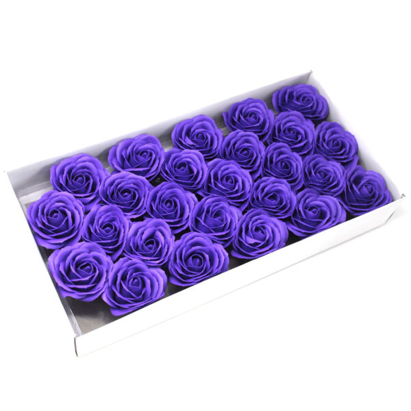 Flor de manualidades deco grande - violeta