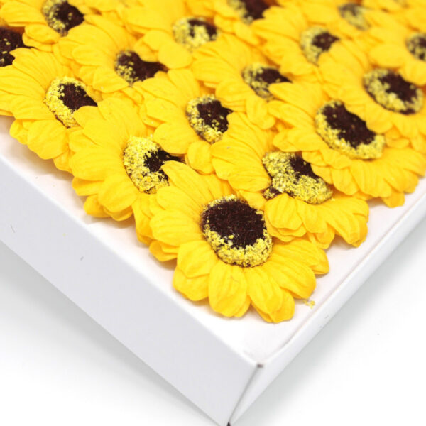 Flor de girasol manualidades deco mediana - amarillo