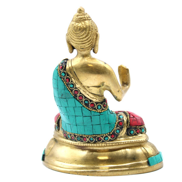 Figura de Buda de Latón - Bendición - 15cm