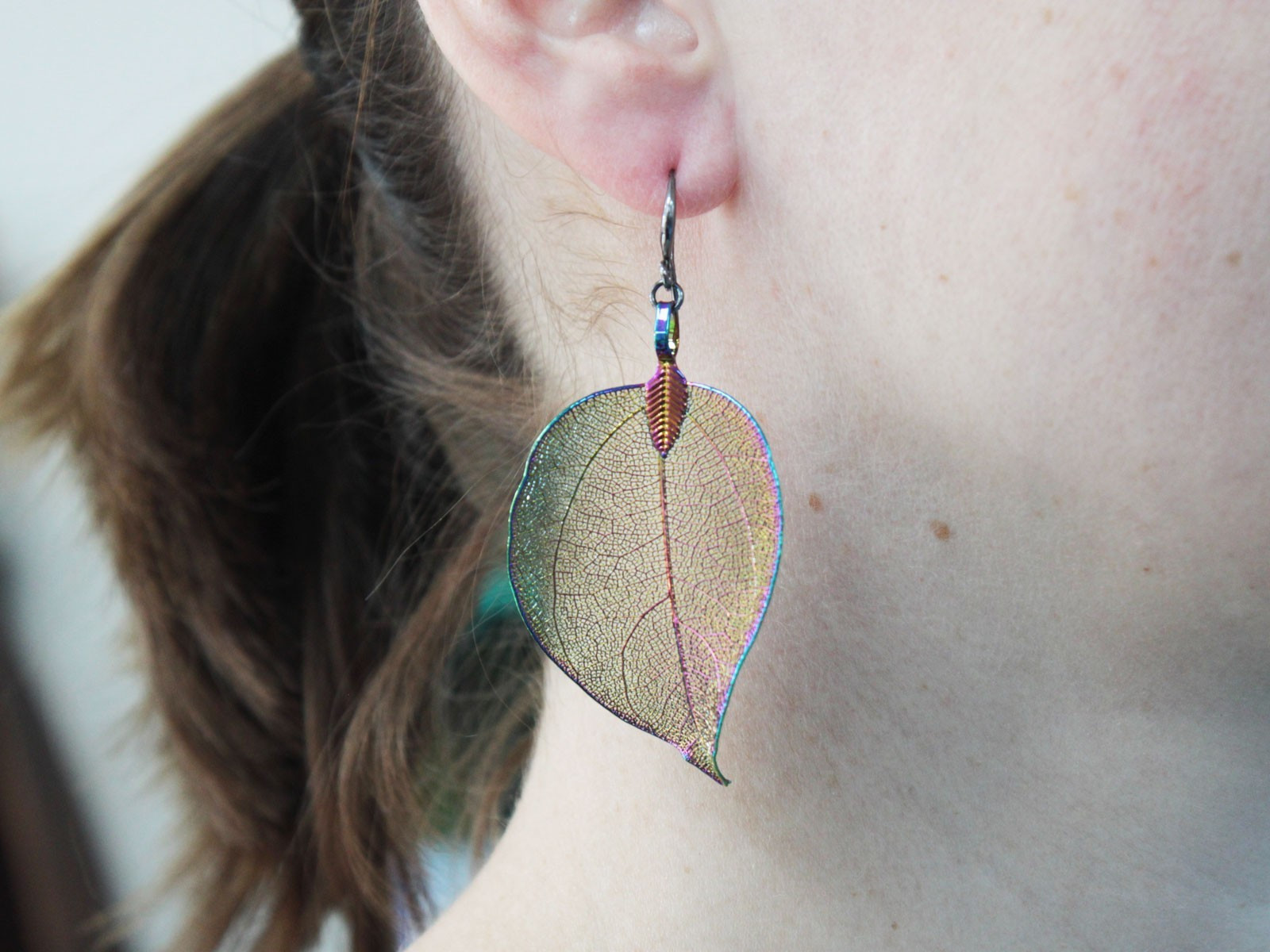 Pendientes - Hoja de valor - Multicolor