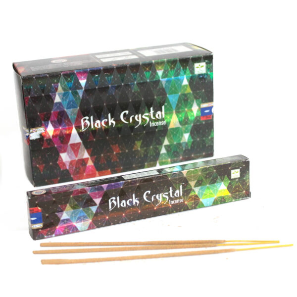 Incienso Satya Black Crystal Incense - 15g