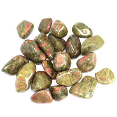 20 x Piedra preciosa africana Unakite