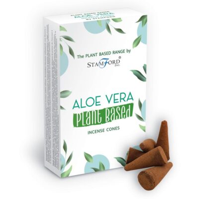 Conos de Incienso a Base de Plantas - Aloe Vera