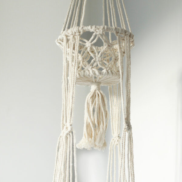 Macetero de Macrame - Doble