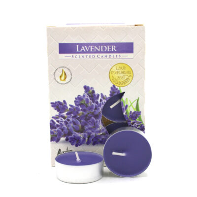 Set de 6 Velas de Té Perfumadas - Lavanda