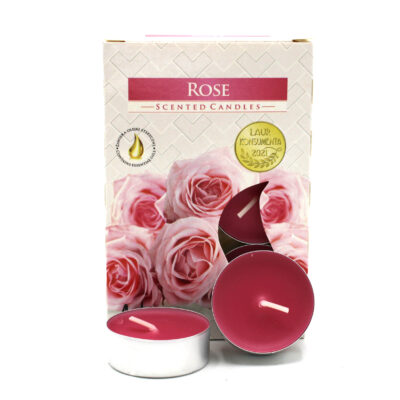 1x Set de 6 Velas de Té Perfumadas - Rose