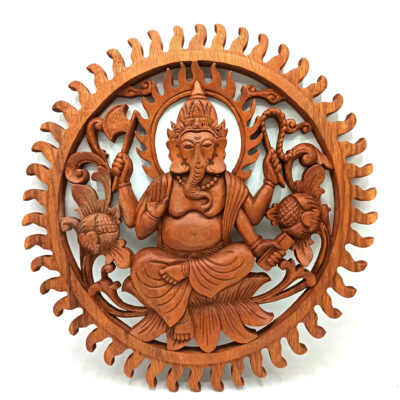 Panel de madera - Ganesh 40cm