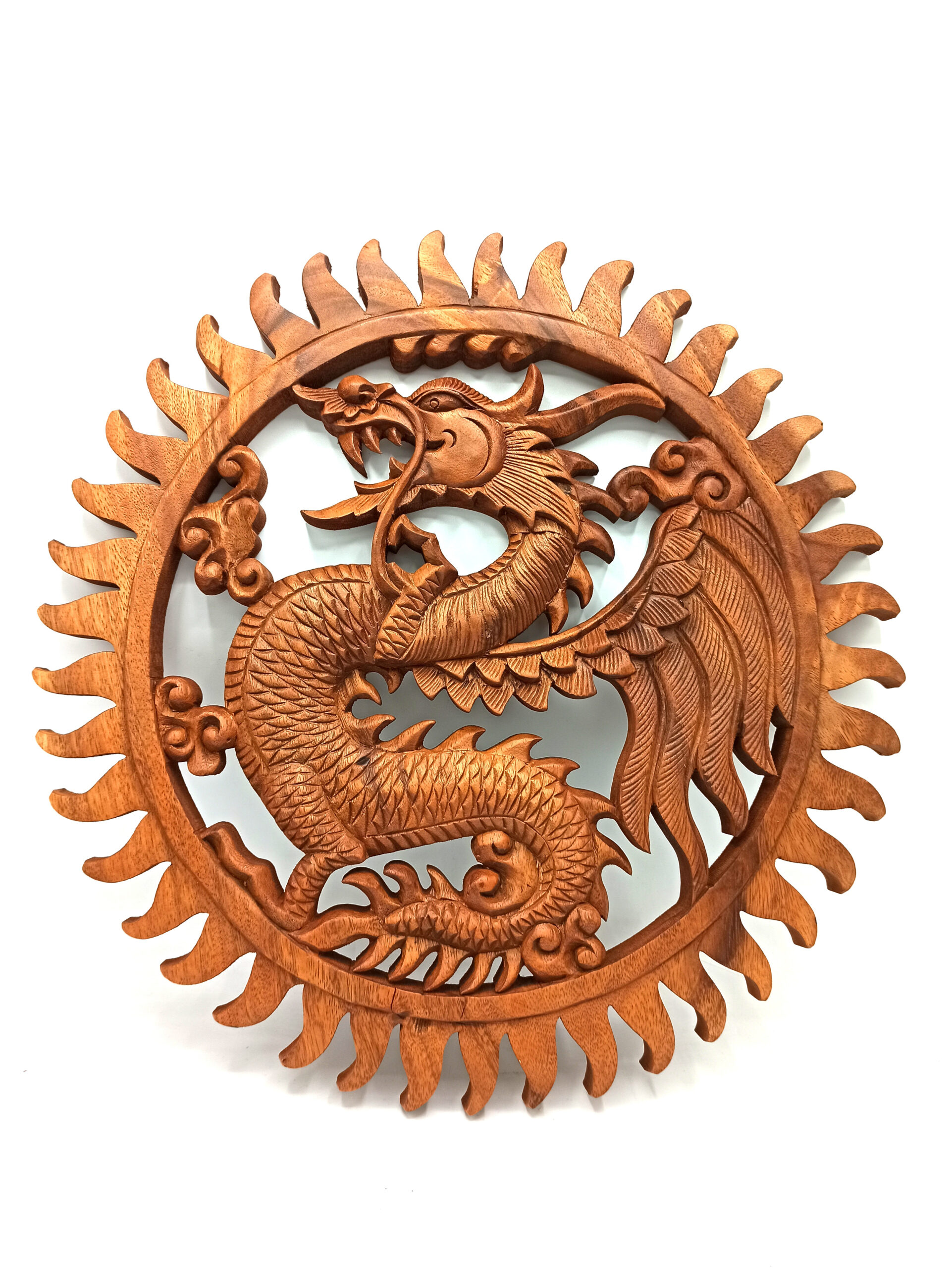 Panel de madera- Dragon 40cm