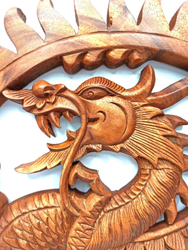 Panel de madera- Dragon 40cm