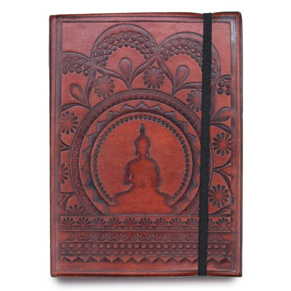 Cuaderno pequeño con elástico - Mandala tibetano