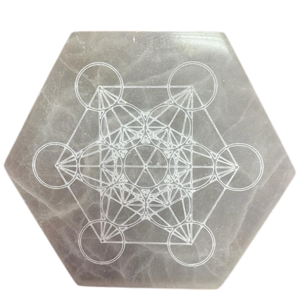 Placa de Carga Hexagonal 18cm - Dirección y Decisión