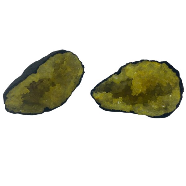 Geodas de calcita coloreada - Piedra Negra - Amarillo