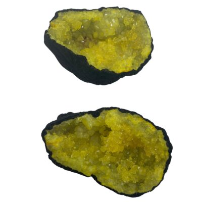 Geodas de calcita coloreada - Piedra Negra - Amarillo