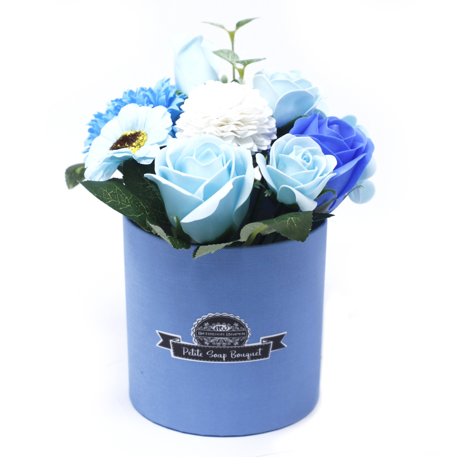 Maceta de regalo Bouquet Petite - Azul Relajante