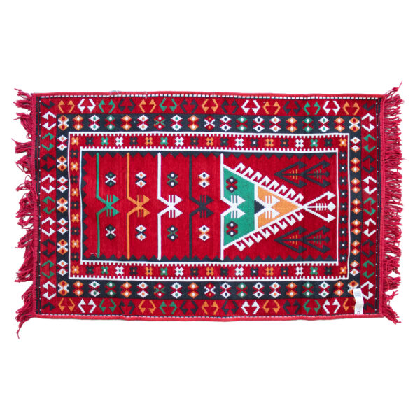 Alfombra Kilim 125x80 cm - Rojo