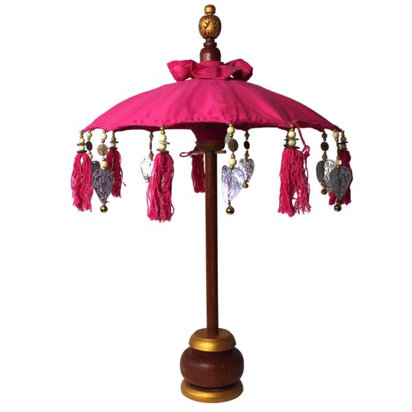 Sombrilla Bali Home Decor - Algodón - Rosa - 40cm