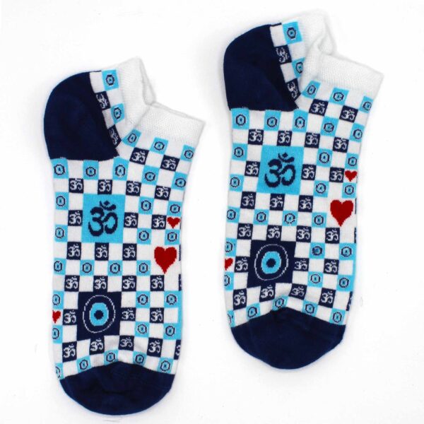 Calcetines bajos de bambú Hop Hare S/M (36-40) - Om y Evil Eye