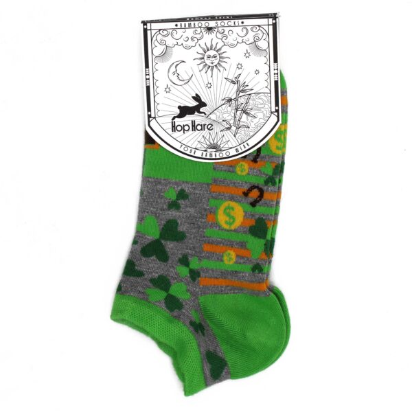 Calcetines bajos de bambú Hop Hare S/M (36-40) - Lucky Socks