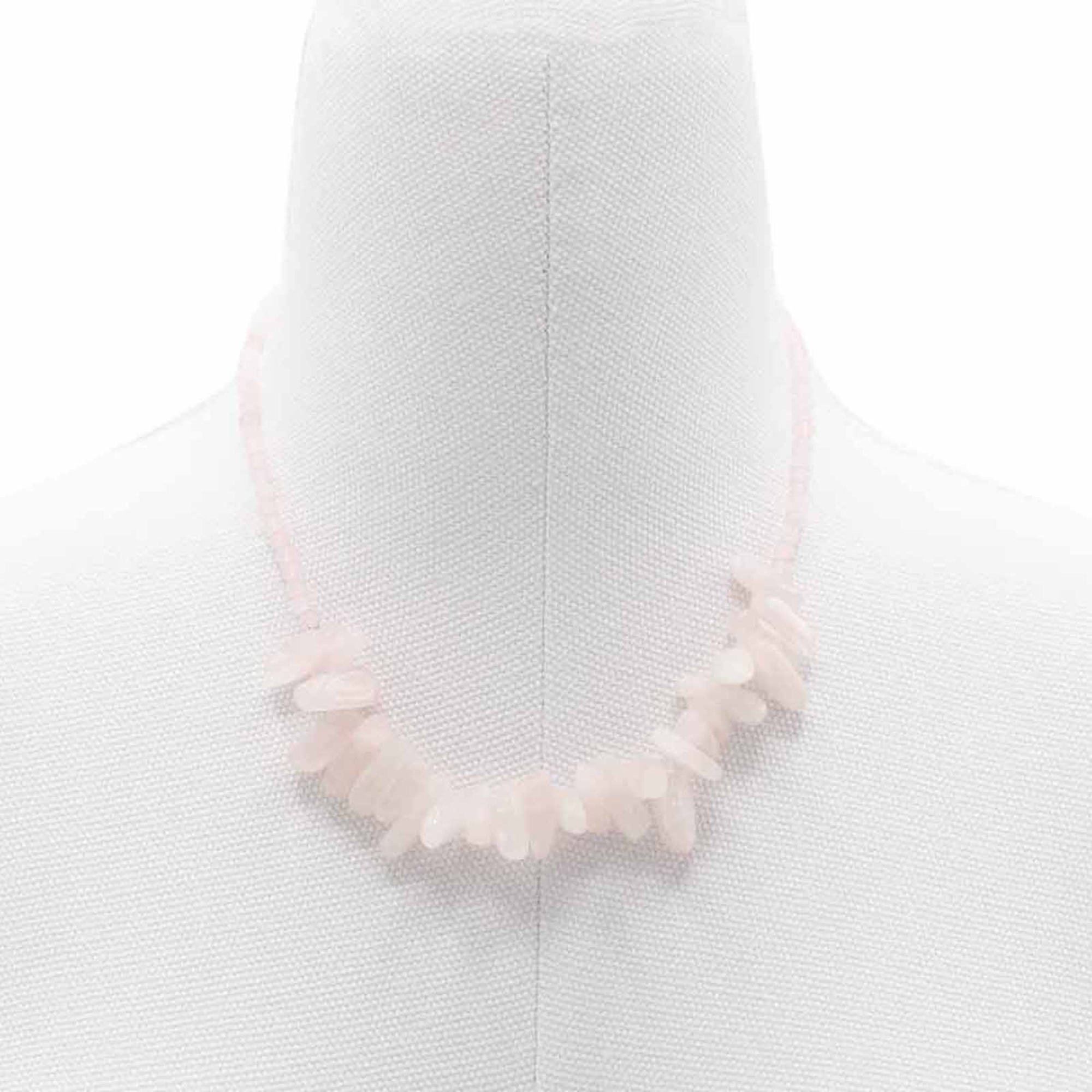 Collar de gemas Longstone - Cuarzo rosa