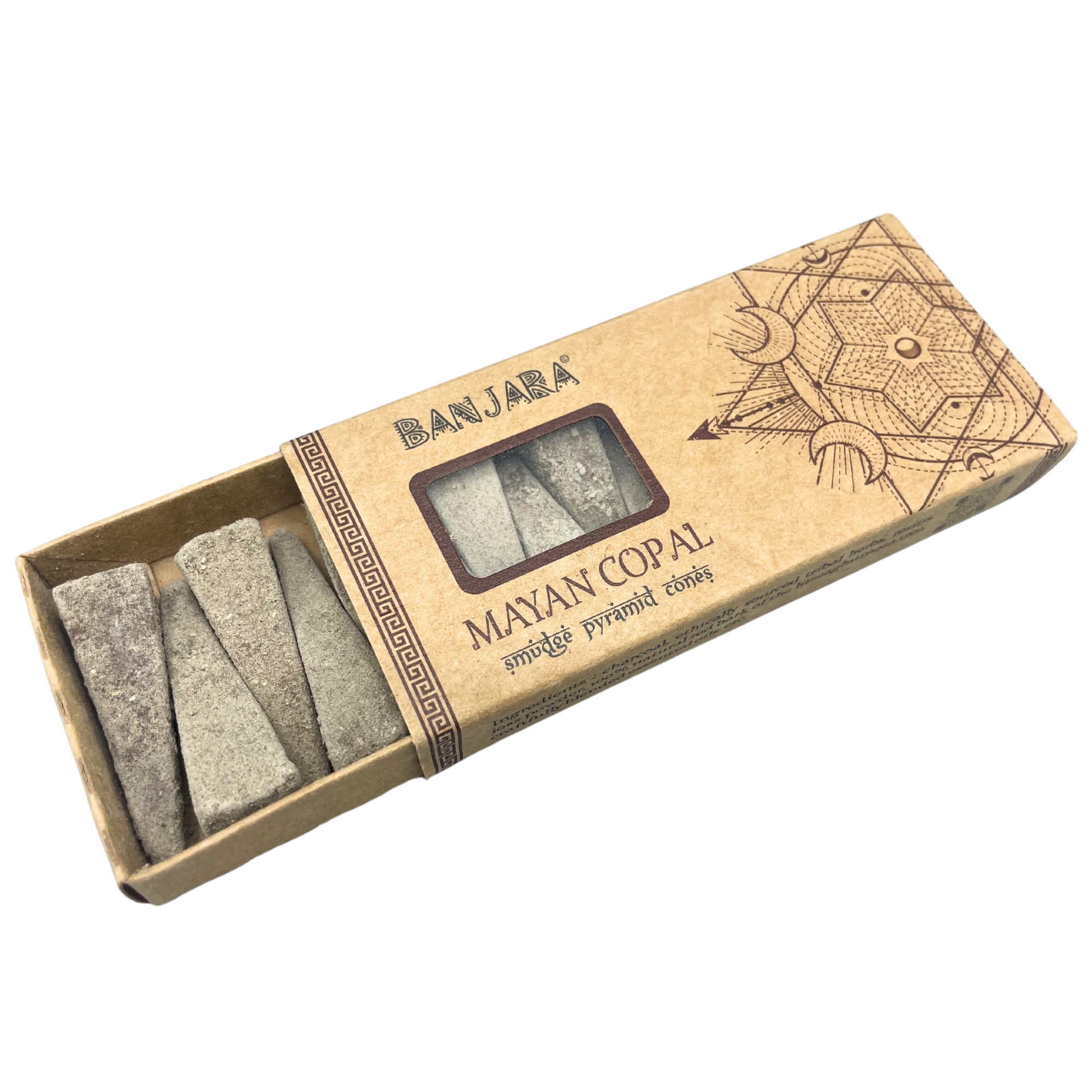 Conos piramidales Banjara Smudge - Copal maya